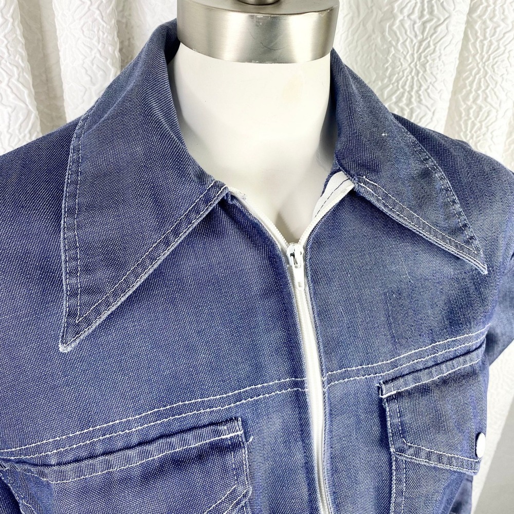 Vintage Goodyear Racing Jacket, Dagger Collars, Vintage Racing Gear, Size Medium - Picture 4 of 11